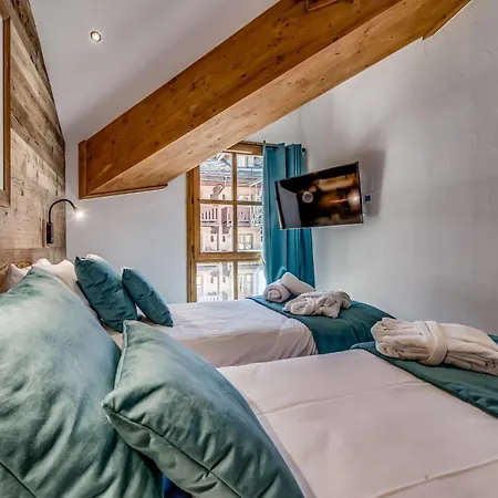 Arc 1950 - 2-4 Pers Dans Hoteliere, Skis Aux Pieds Lägenhet *